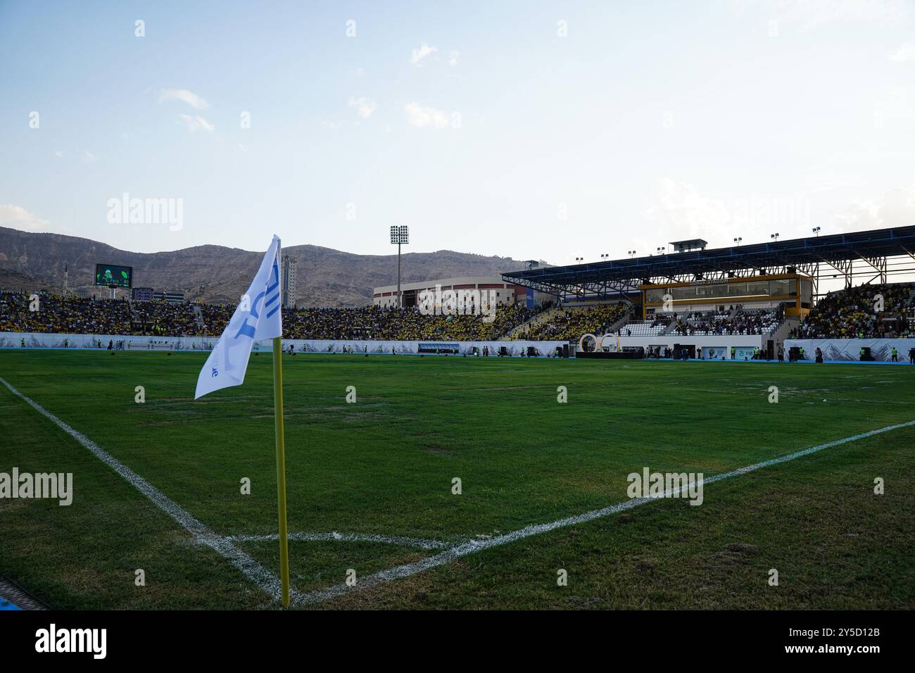 Duhok, Irak. September 2024. Eine allgemeine Ansicht des Duhok International Stadions vor dem Eröffnungsspiel der Iraq Stars League zwischen Duhok und Al-Zawraa. Quelle: SOPA Images Limited/Alamy Live News Stockfoto