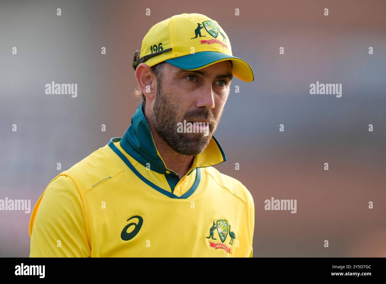 Headingley, Leeds, Großbritannien. September 2024. 2nd Metro Bank One Day Cricket International, England gegen Australien; Glenn Maxwell of Australia Credit: Action Plus Sports/Alamy Live News Stockfoto