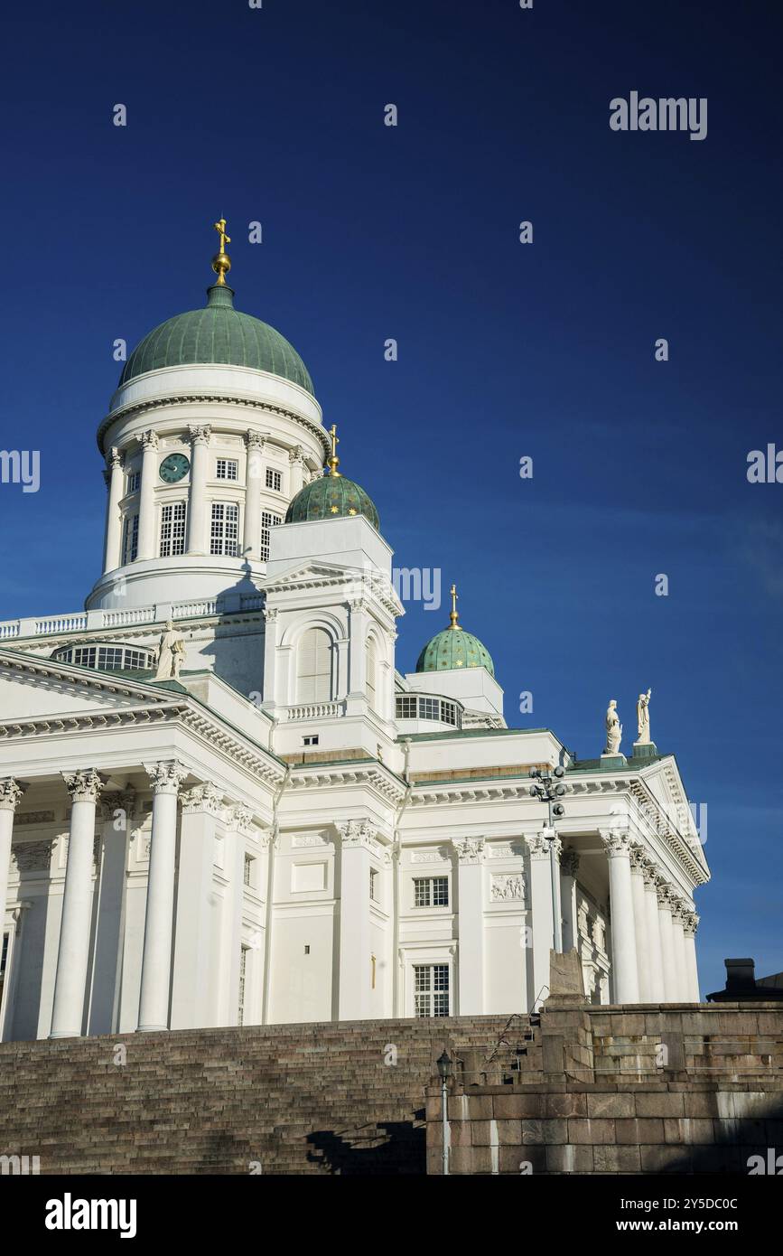 Helsinki Kathedrale Wahrzeichen im Senat quadratische Finnland Stockfoto