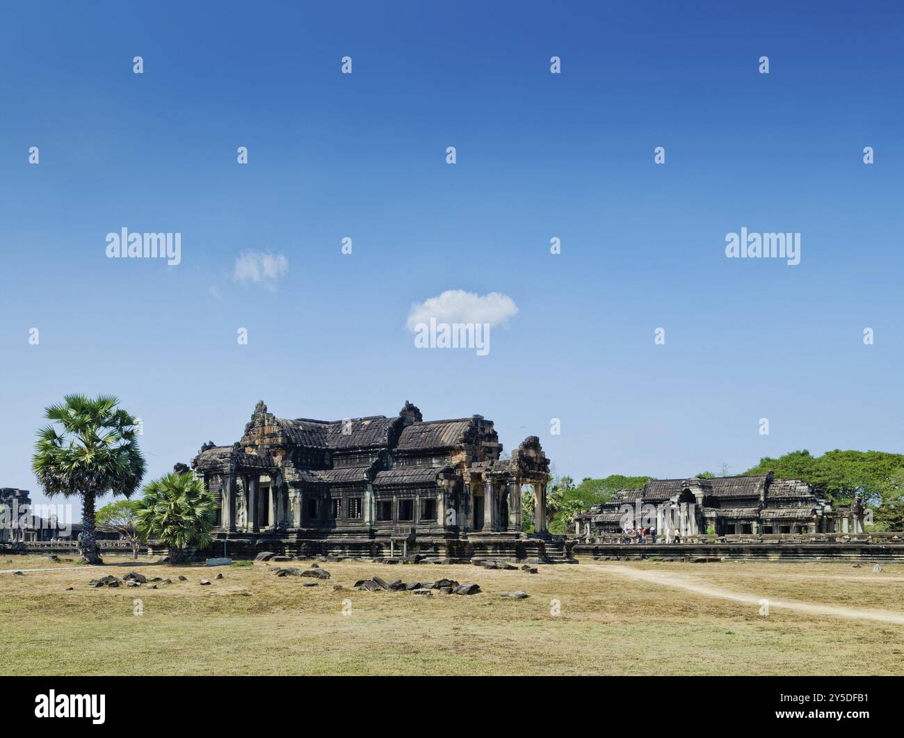 Ankgor wat berühmte buddhistische alte Wahrzeichen Tempel Ruinen Detail in der Nähe von siem Reap kambodscha Stockfoto