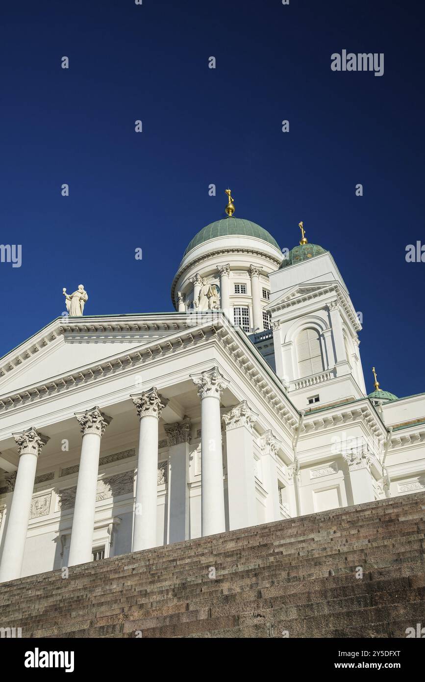 Helsinki Kathedrale Wahrzeichen im Senat quadratische Finnland Stockfoto