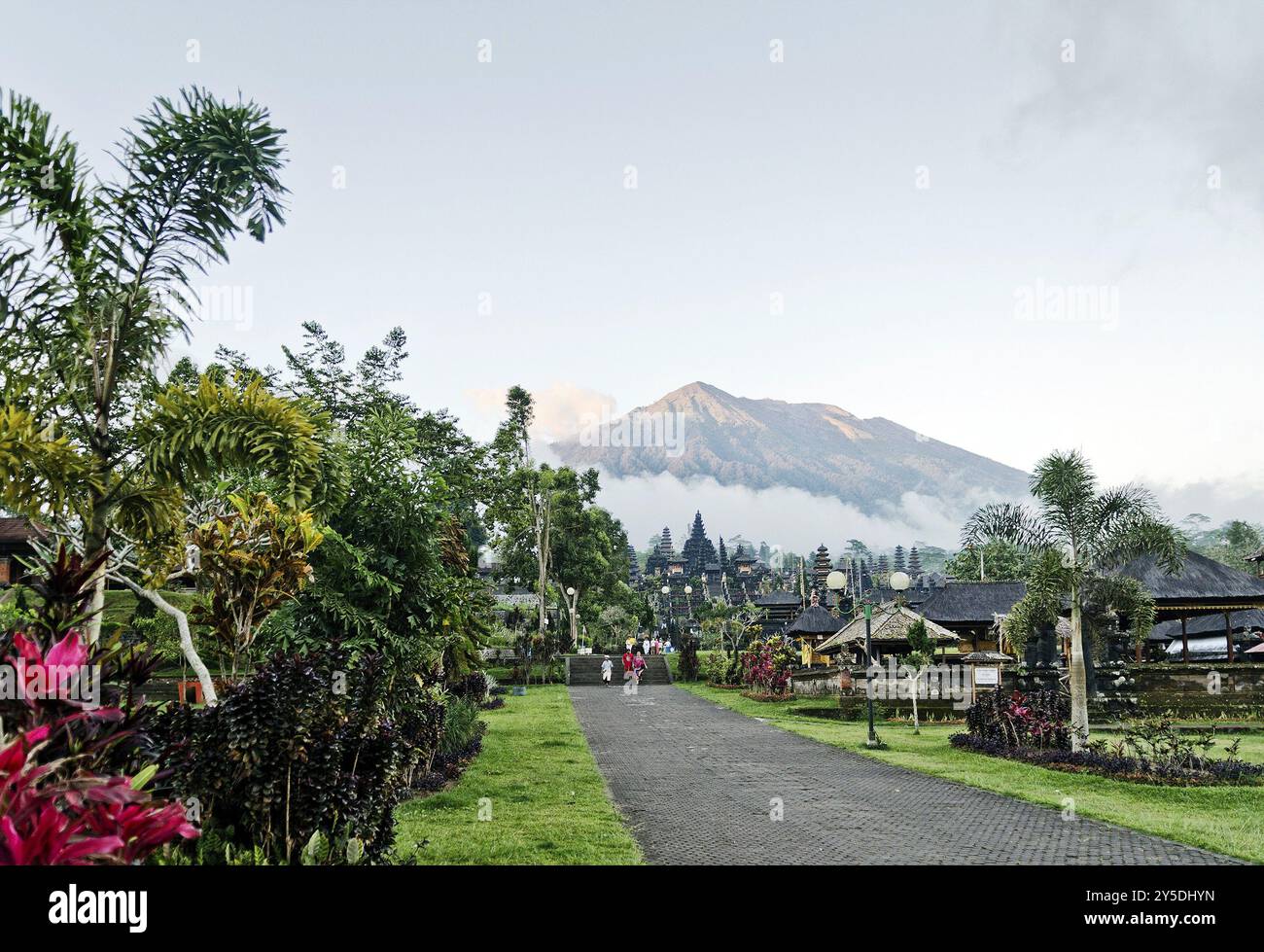 Besakih Tempelkomplex berühmte Sehenswürdigkeit in bali indonesien Stockfoto