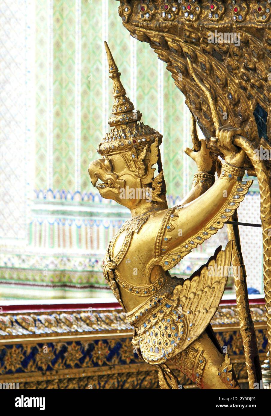 Statue im großen Palast bangkok thailand Stockfoto