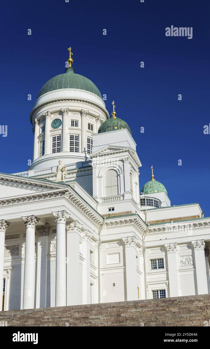 Helsinki Kathedrale Wahrzeichen im Senat quadratische Finnland Stockfoto