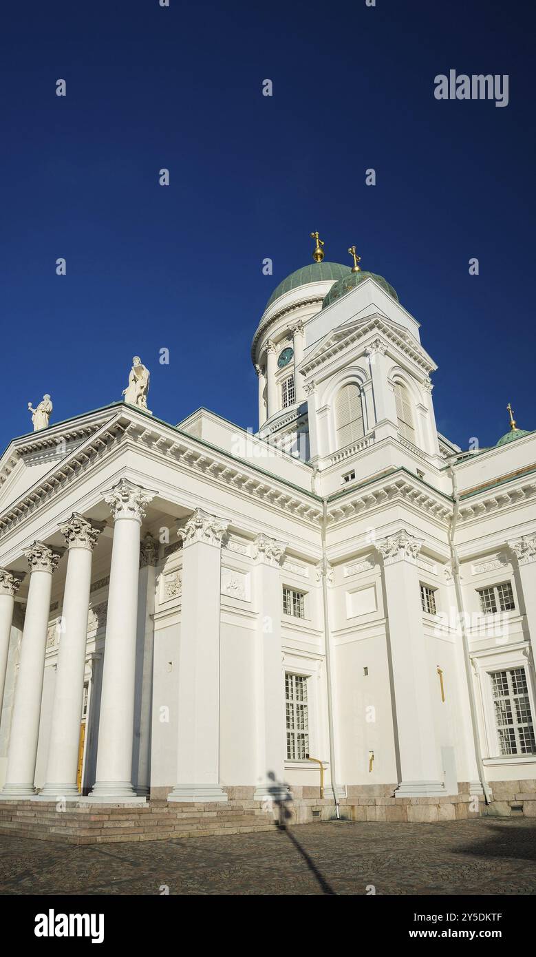 Helsinki Kathedrale Wahrzeichen im Senat quadratische Finnland Stockfoto