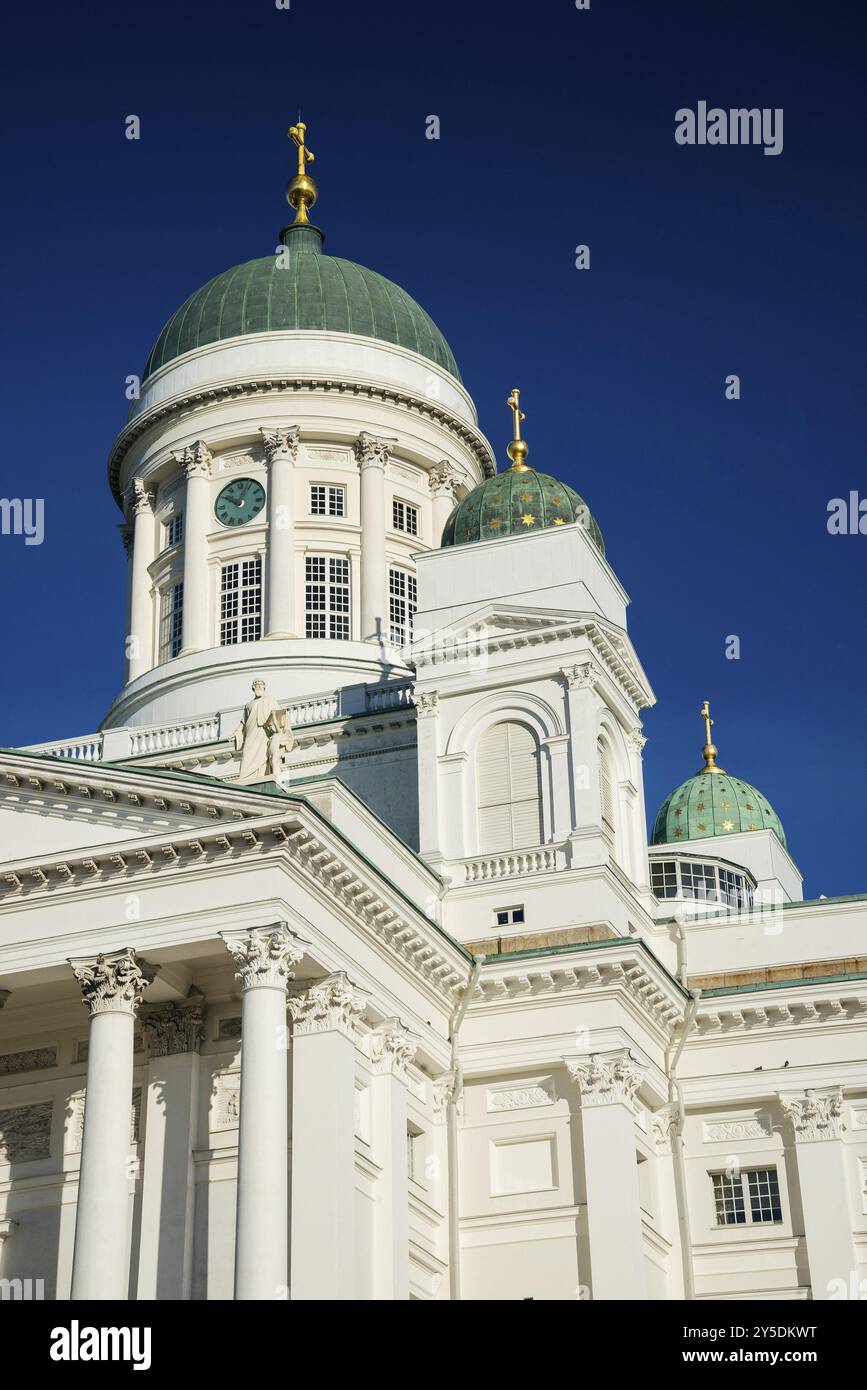 Helsinki Kathedrale Wahrzeichen im Senat quadratische Finnland Stockfoto