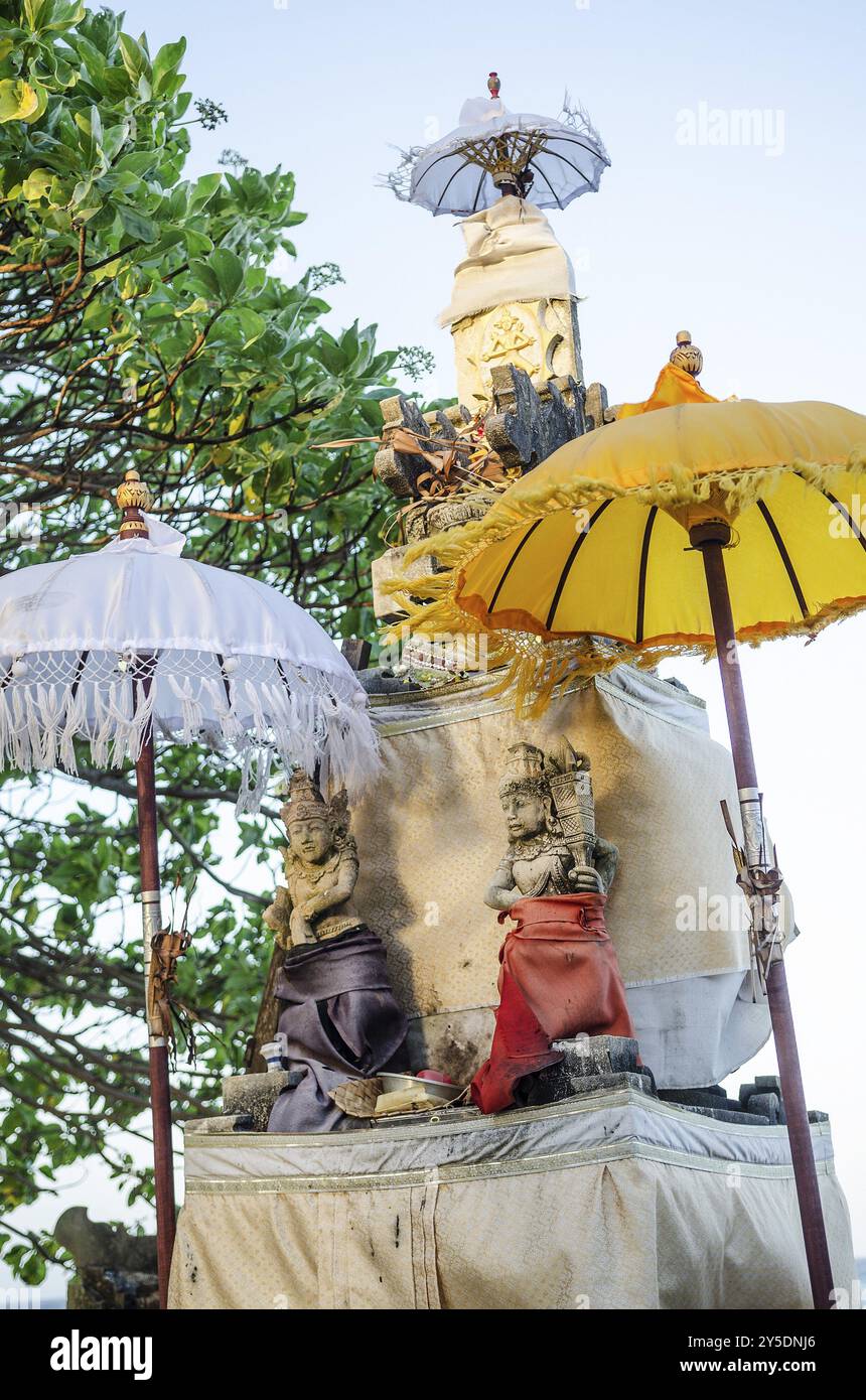 Balinesischer Schrein in bali indonesien Stockfoto