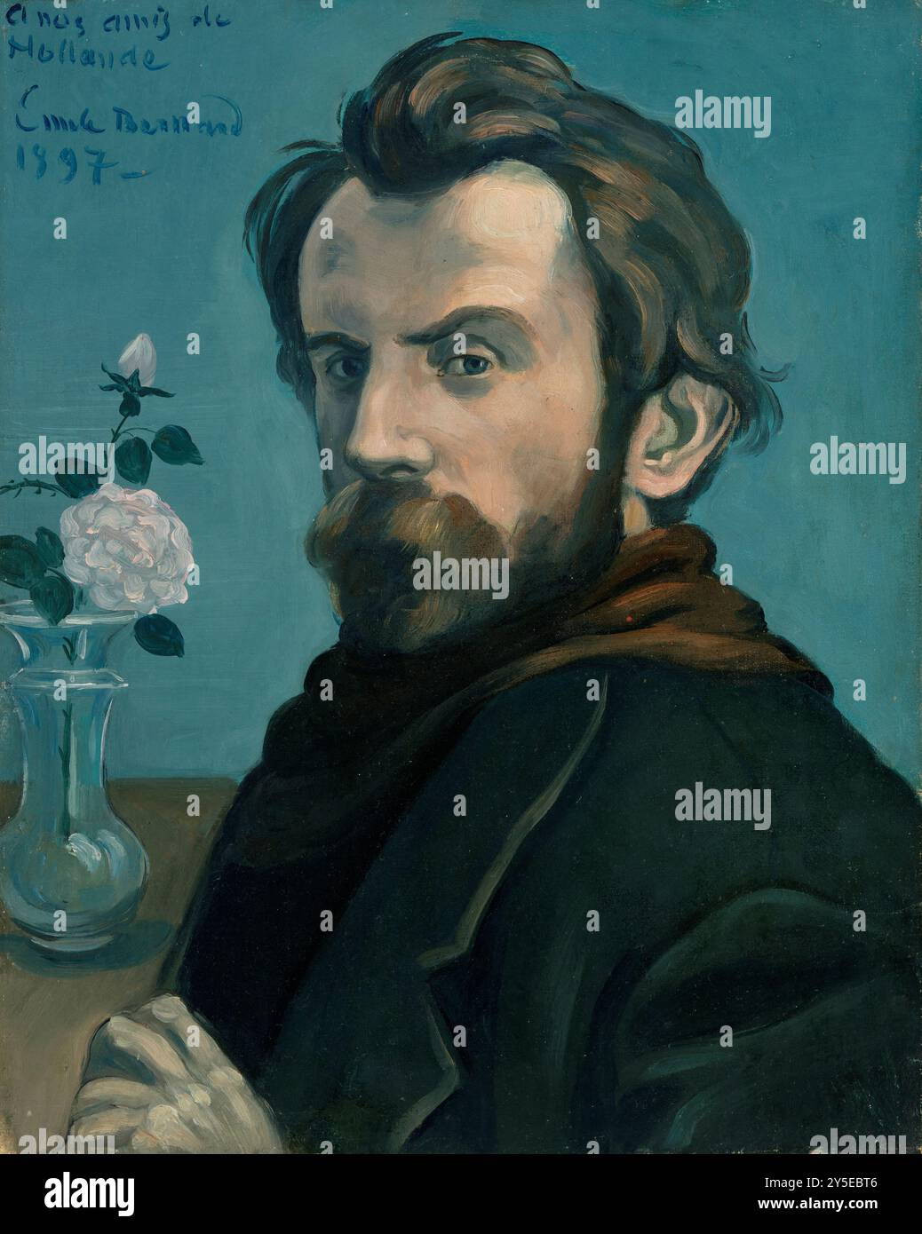 Selbstporträt. Emile Bernard. 1897. Stockfoto