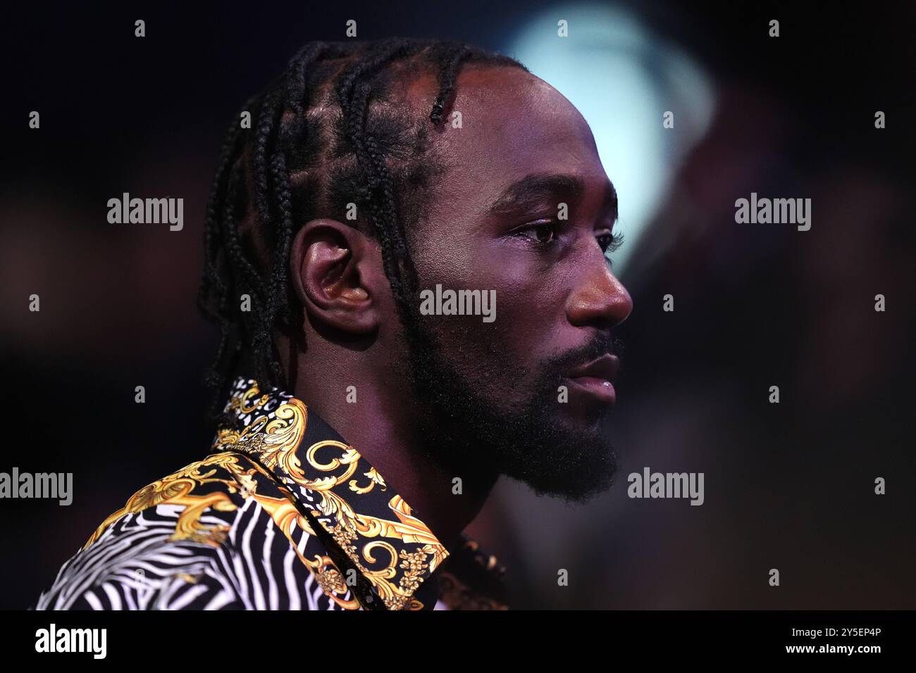 Terence Crawford im Wembley Stadium, London. Bilddatum: Samstag, 21. September 2024. Stockfoto