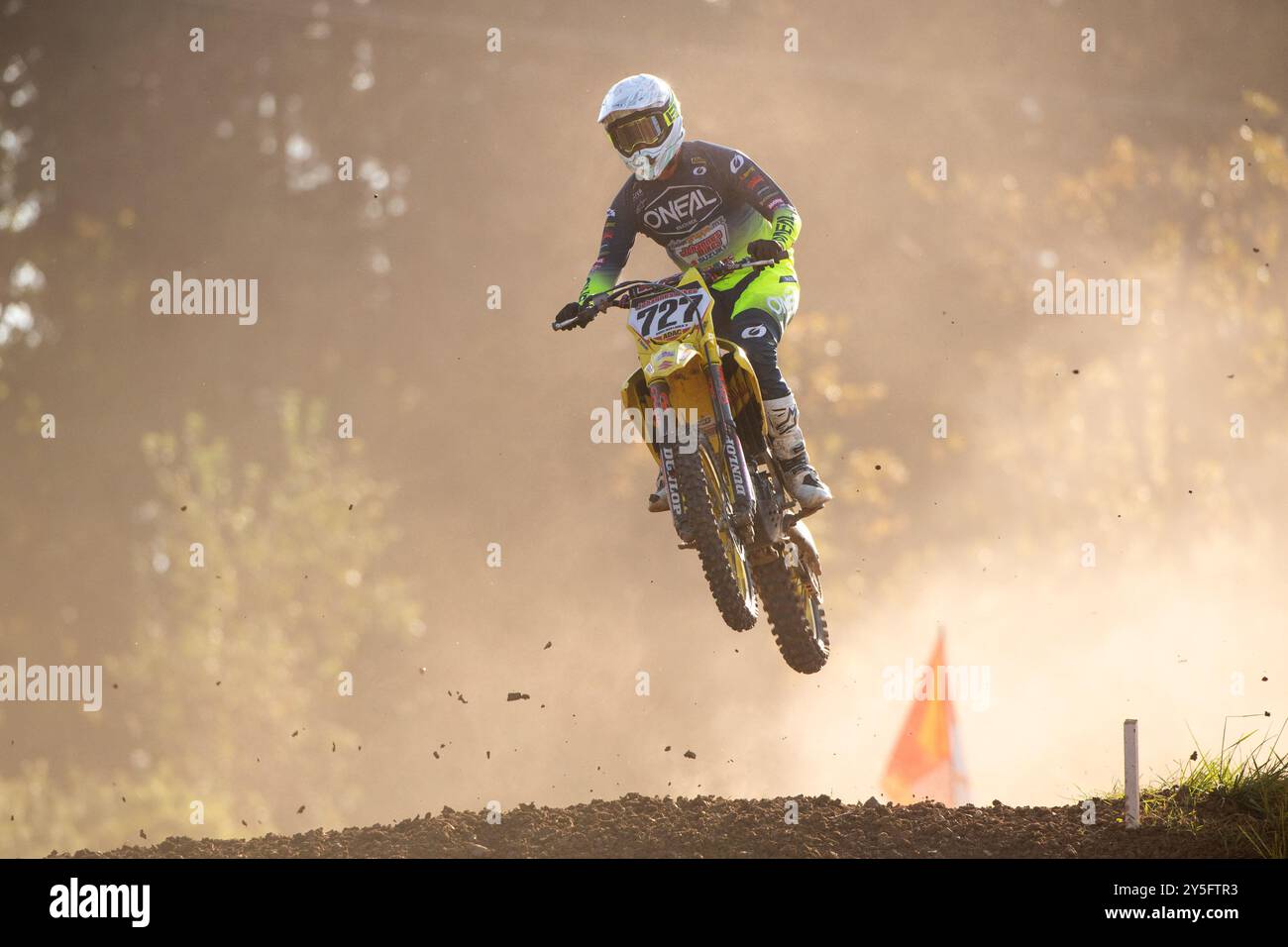 Boris Maillard (Frankreich, Suzuki, Stielergruppe MX Johannes-Bikes, #727), GER, Motocross, ADAC MX Masters Holzgerlingen, Saisonfinale, 21.09.2024 Foto: Eibner-Pressefoto/Michael Memmler Stockfoto