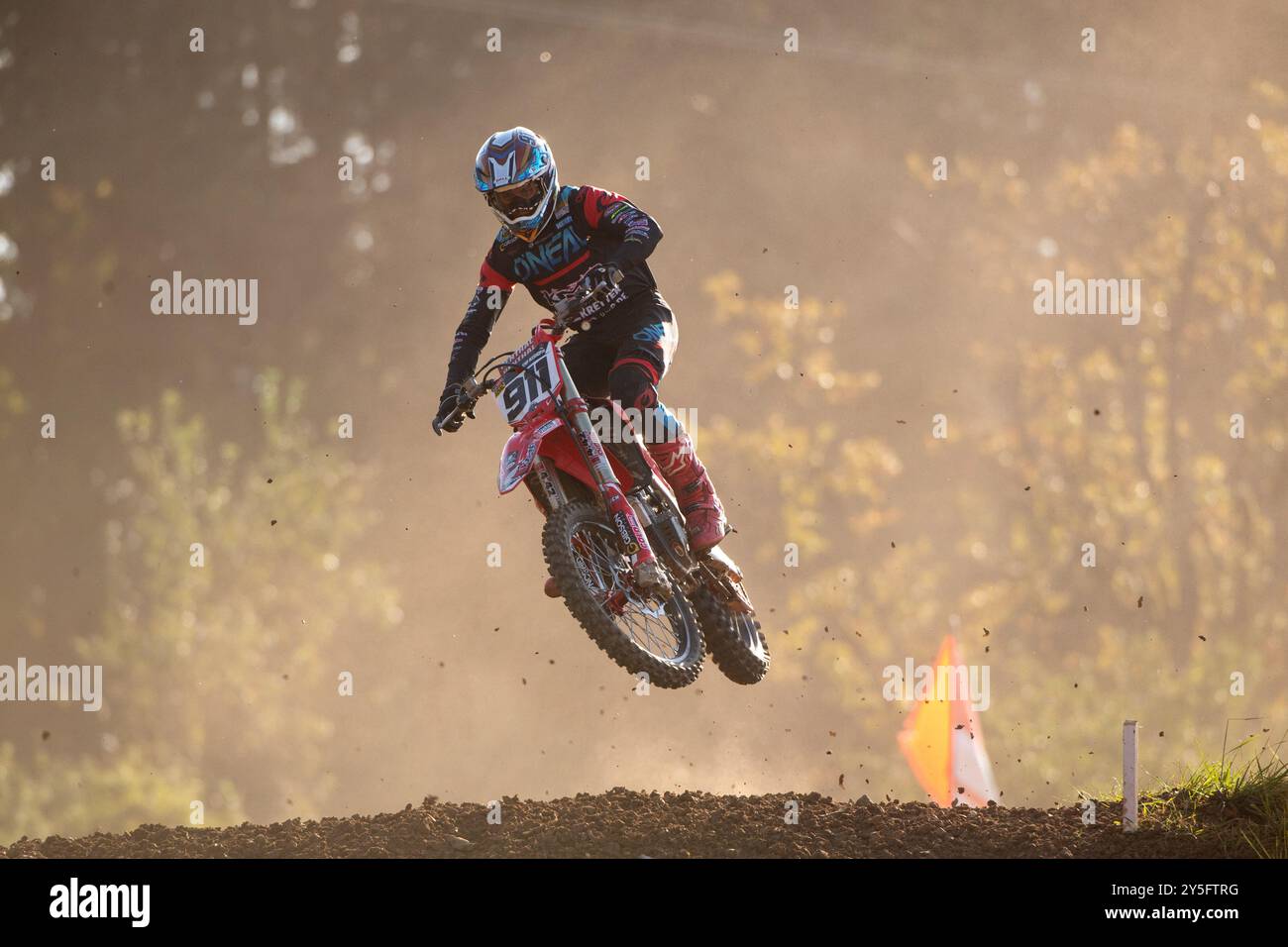 Jordi Tixier (Frankreich, Honda, KMP-Honda Racing Team powered by Krettek, #911), GER, Motocross, ADAC MX Masters Holzgerlingen, Saisonfinale, 21.09.2024 Foto: Eibner-Pressefoto/Michael Memmler Stockfoto