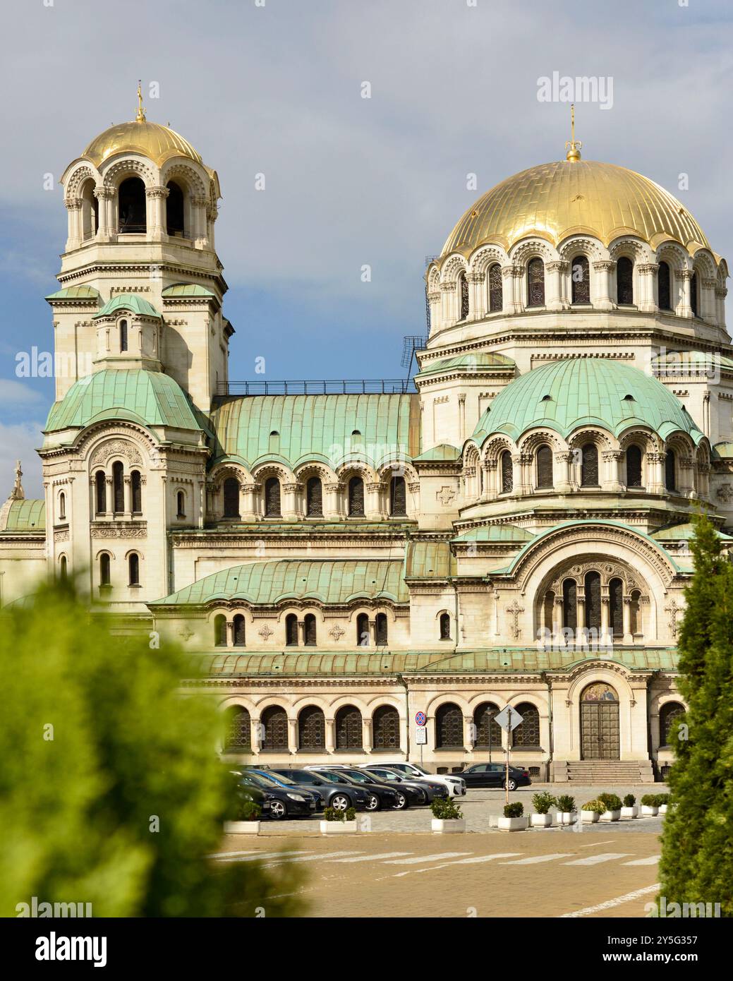 St. Alexander-Newski-orthodoxe Kathedrale in Sofia Bulgarien, Osteuropa, Balkan, EU Stockfoto