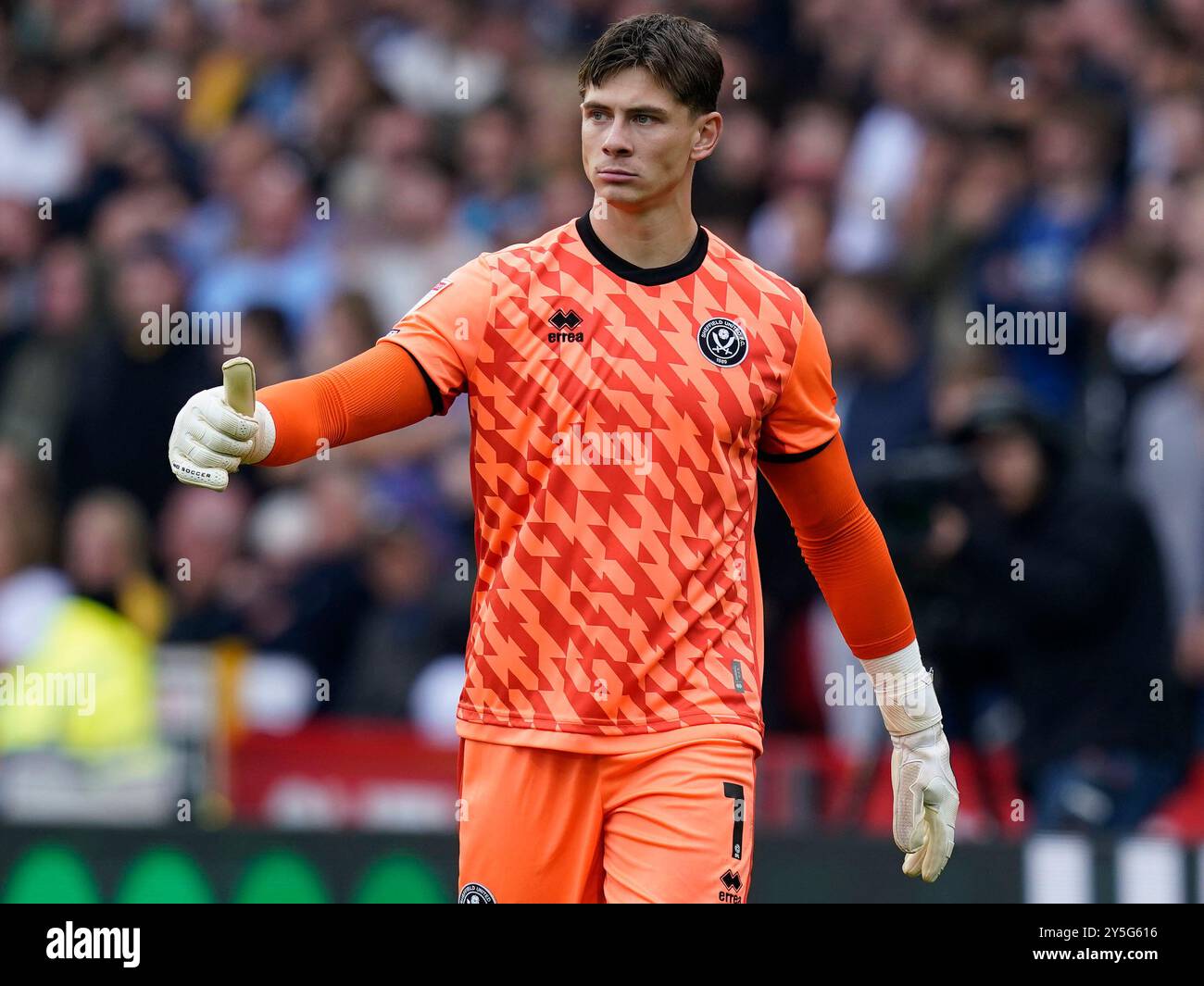 Sheffield, Großbritannien. September 2024. Michael Cooper von Sheffield United während des Sky Bet Championship Matches in der Bramall Lane, Sheffield. Der Bildnachweis sollte lauten: Andrew Yates/Sportimage Credit: Sportimage Ltd/Alamy Live News Stockfoto