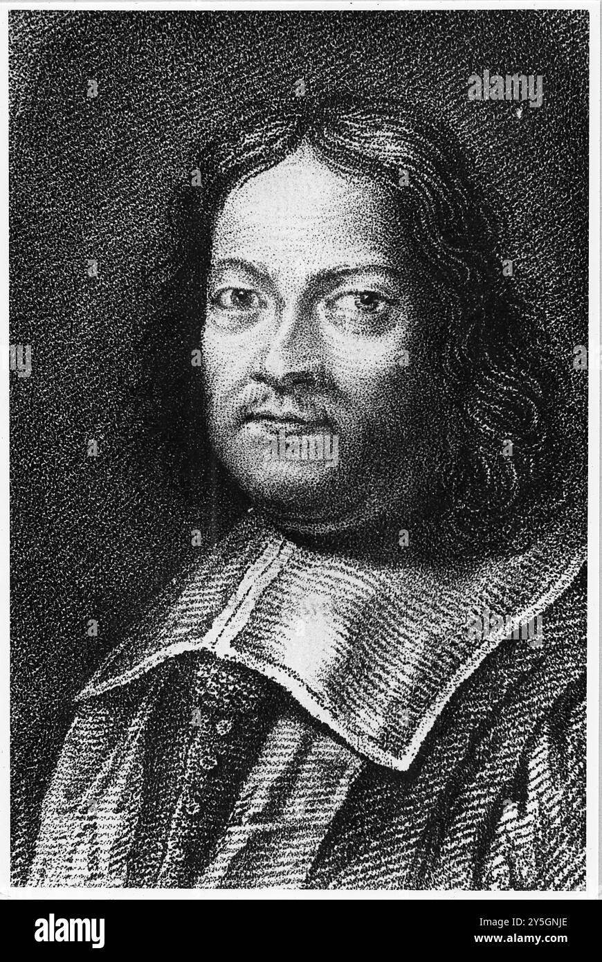 Pierre de Fermat (1595?-1665) - Porträt, historischer Stich Stockfoto