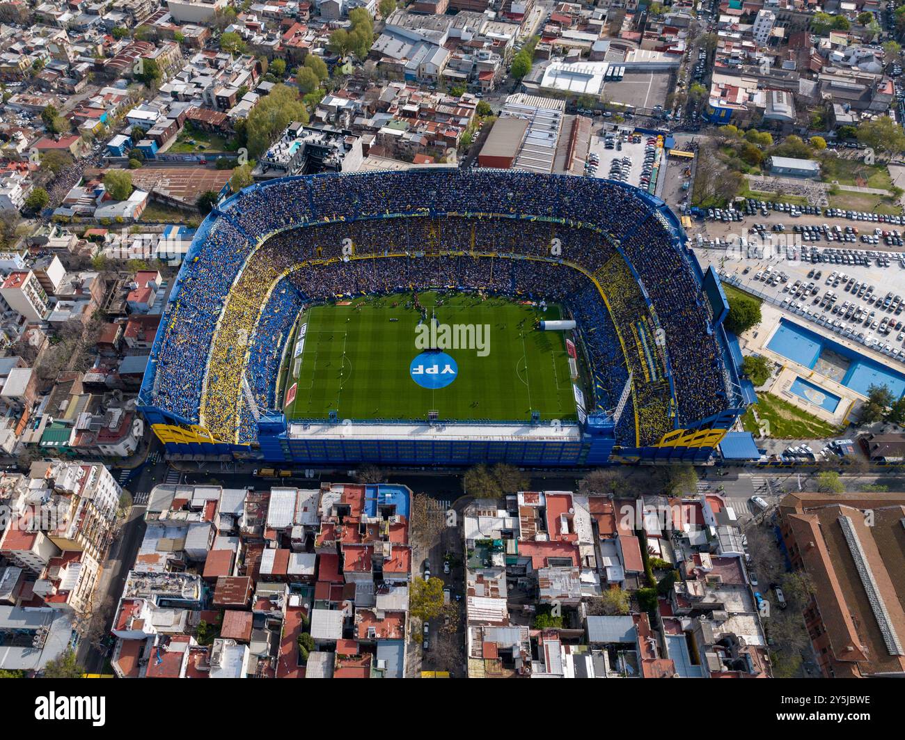 Buenos Aires, Argentinien, 21. September 2024: Spiel River vs Boca Juniors. Boca-Stadion. Stockfoto