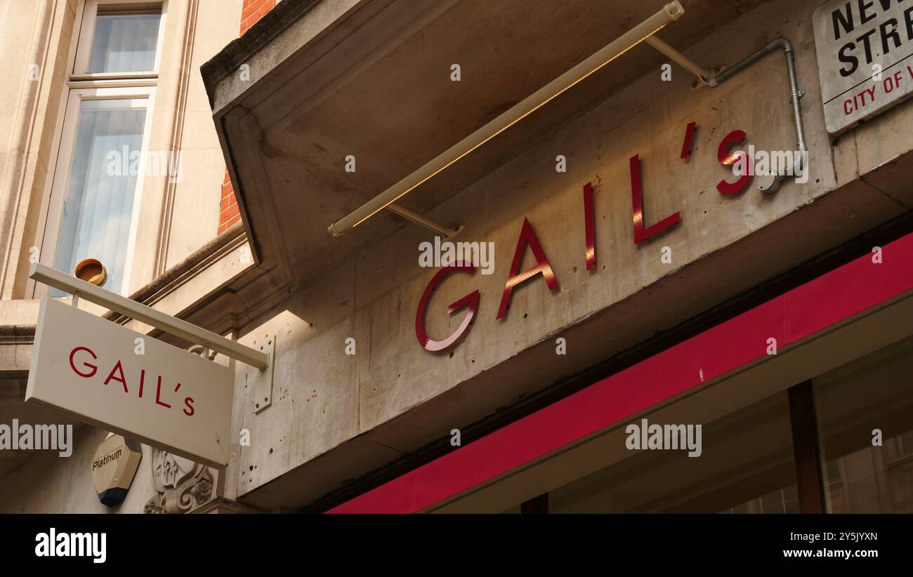 Gail's Bäckerei in der Great Portland Street, London Stockfoto