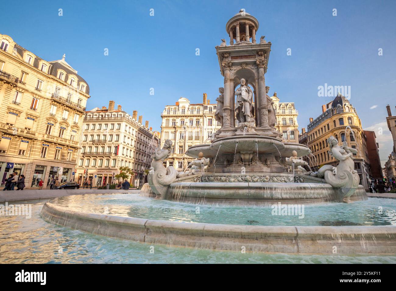 Place des Jacobins, Lyon, Rhone, Frankreich Stockfoto