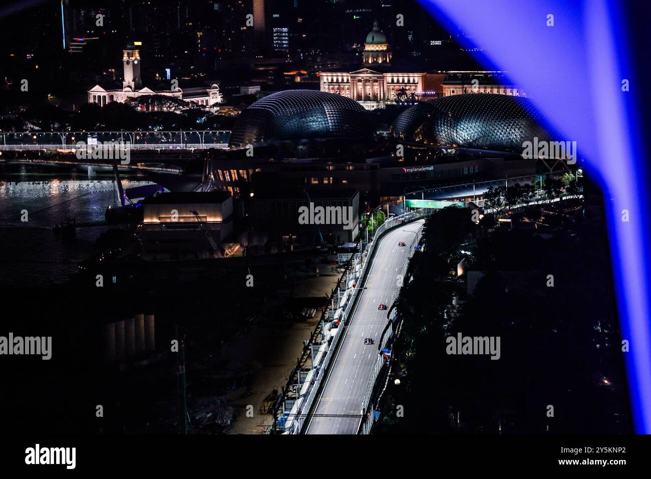 Singapur, Singapur. September 2024. 22 TSUNODA Yuki (JAP), Visa Cash App RB F1 Team VCARB 01, Action während des Formel 1 Grand Prix 2024 von Singapur, 18. Runde der Formel 1 Weltmeisterschaft 2024 vom 20. Bis 22. September 2024 auf dem Marina Bay Circuit in Singapur, Singapur - Foto Florent Gooden/DPPI Credit: DPPI Media/Alamy Live News Stockfoto