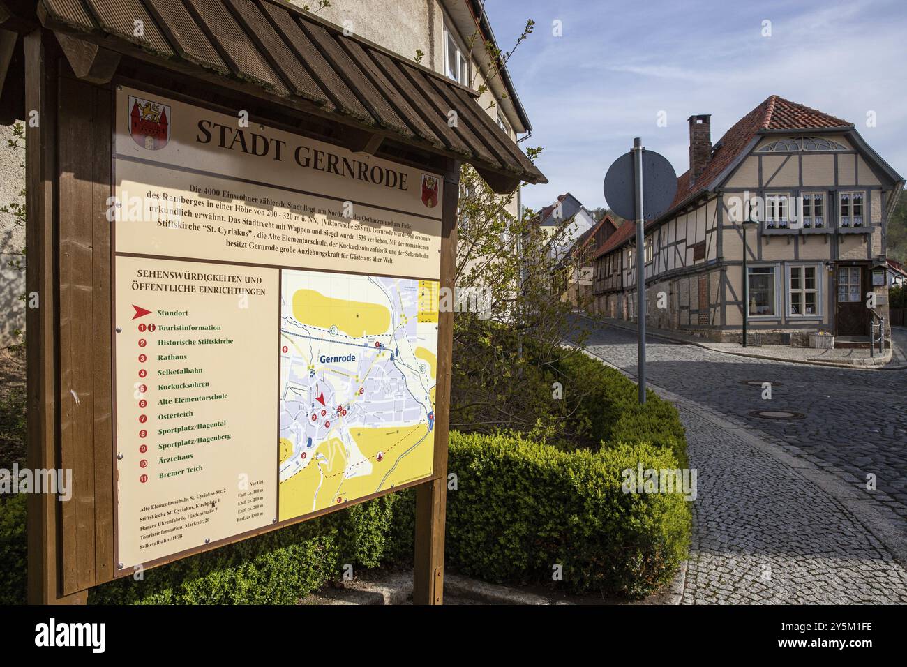 Bilder von Gernrode Harz Quedlinburg Stockfoto