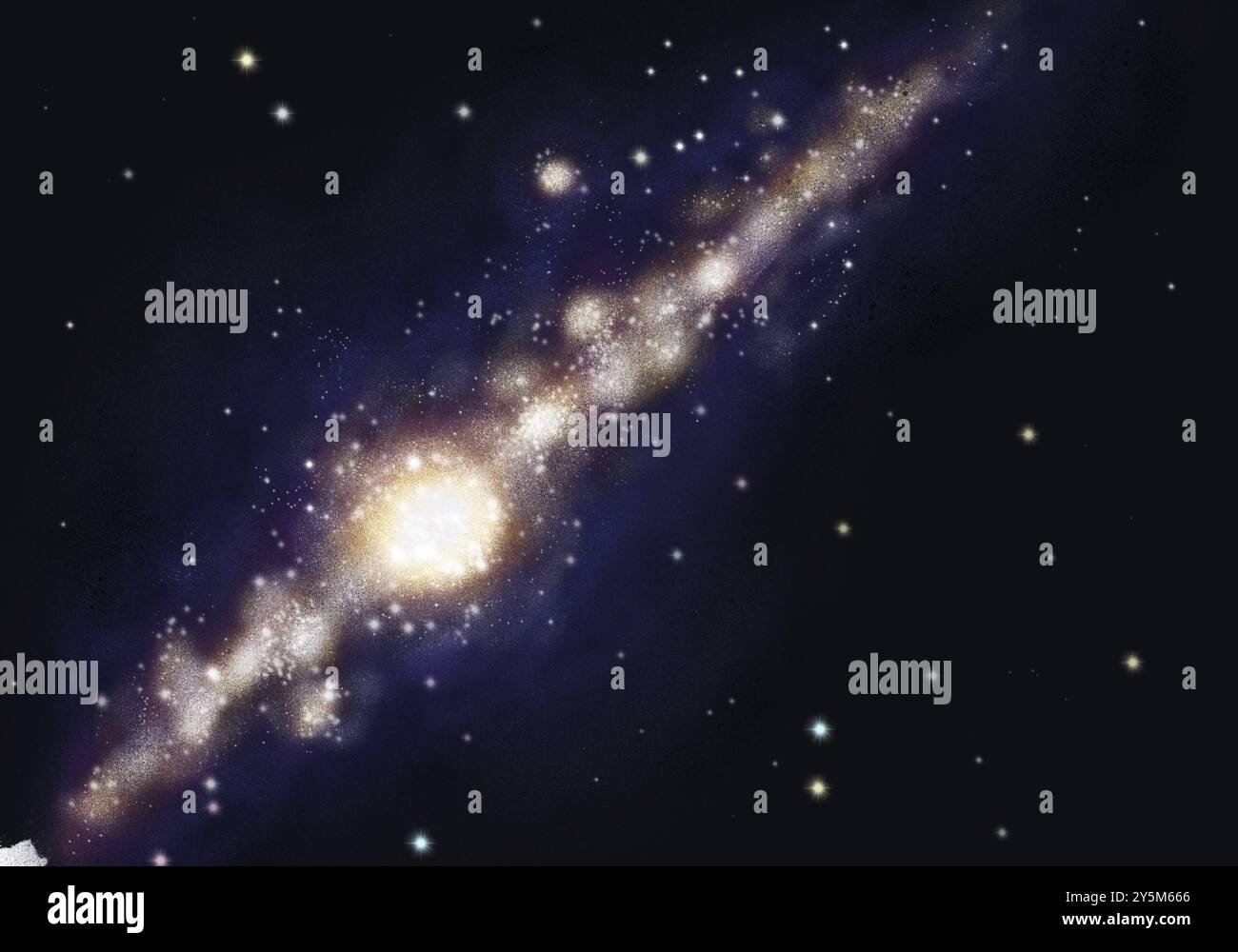 Galaxy Stockfoto