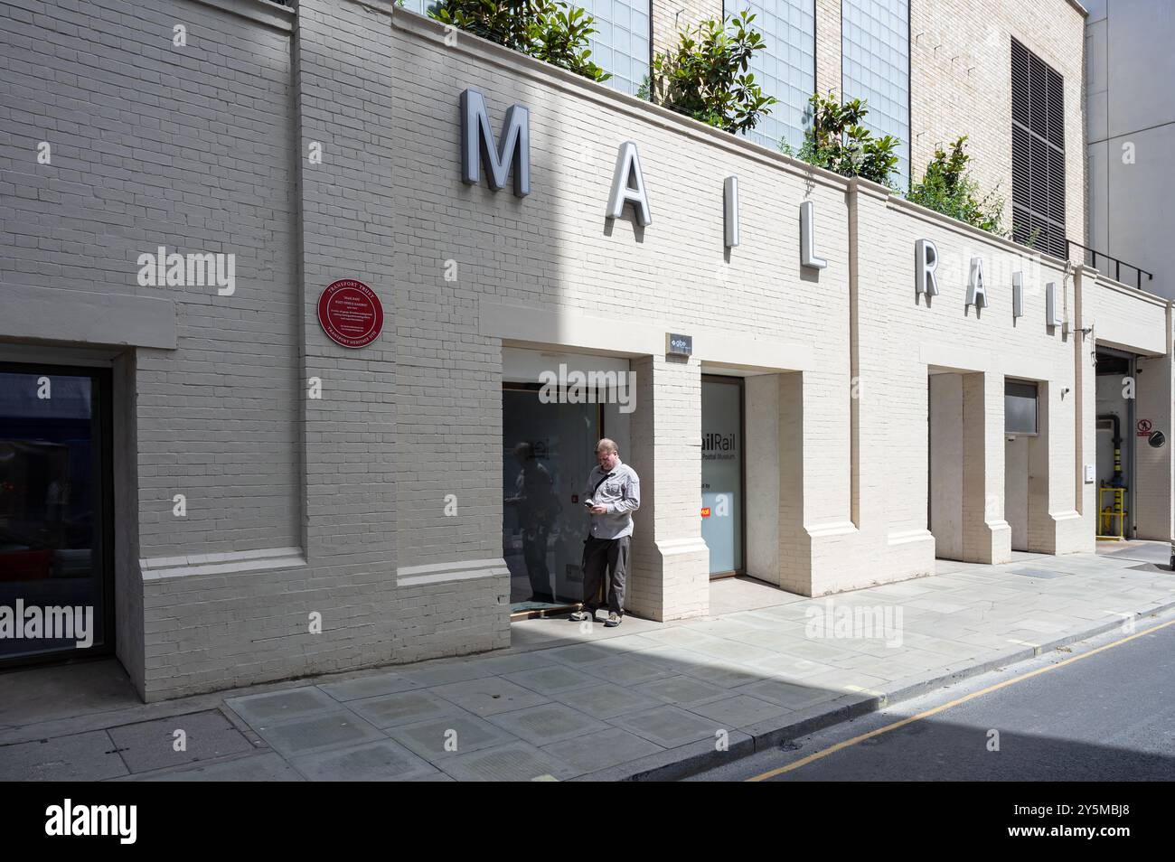 London Post Office Railway - Postal Museum, Mount Pleasant, London Stockfoto