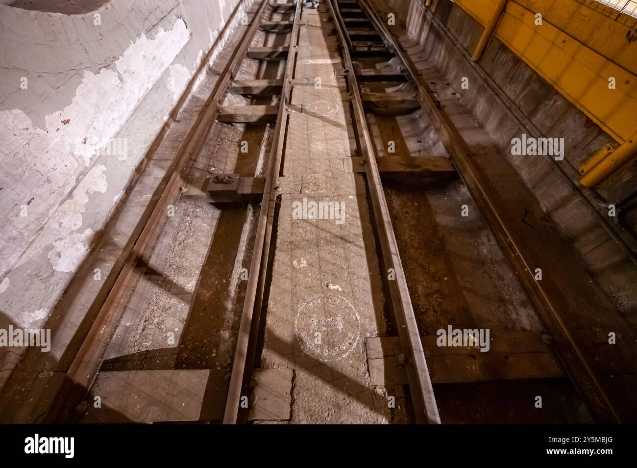 Mail Rail Walk, London Post Office Railway - Postal Museum, Mount Pleasant, London Stockfoto