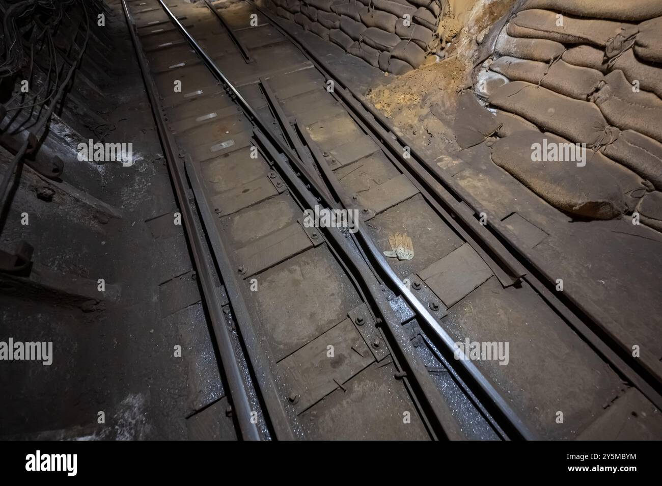 Mail Rail Walk, London Post Office Railway - Postal Museum, Mount Pleasant, London Stockfoto