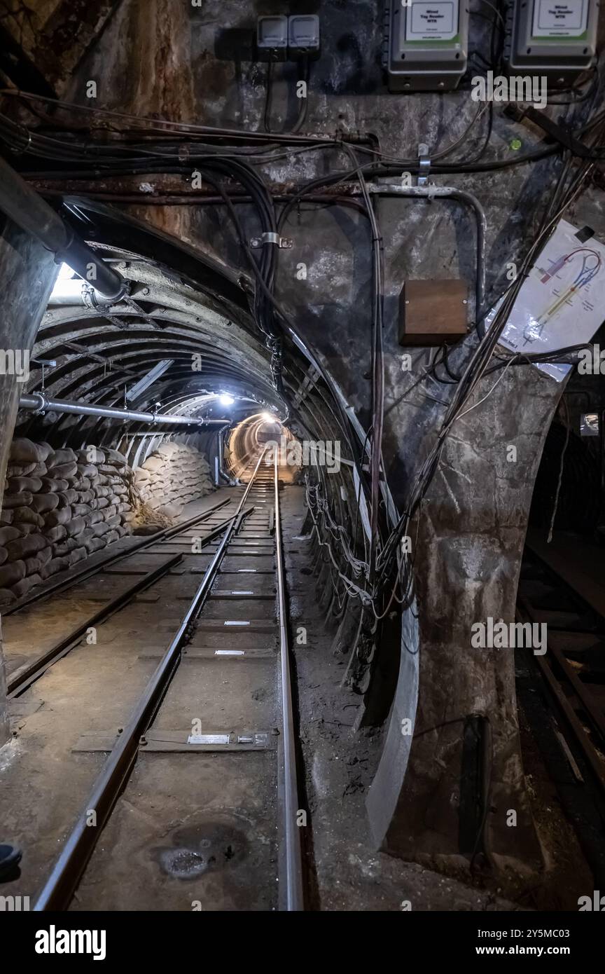 Mail Rail Walk, London Post Office Railway - Postal Museum, Mount Pleasant, London Stockfoto