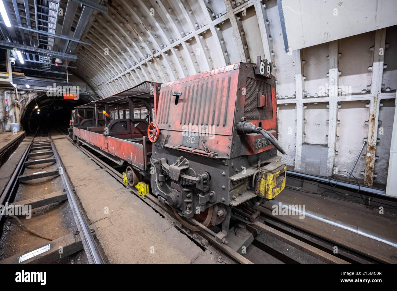 Mail Rail Walk, London Post Office Railway - Postal Museum, Mount Pleasant, London Stockfoto