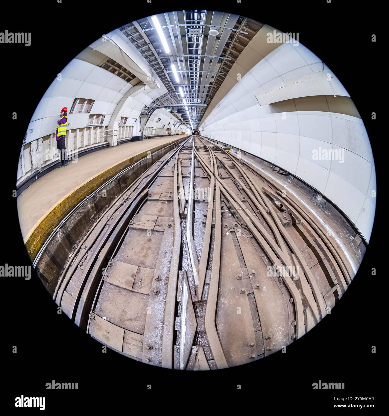 Mail Rail Walk, London Post Office Railway - Postal Museum, Mount Pleasant, London Stockfoto