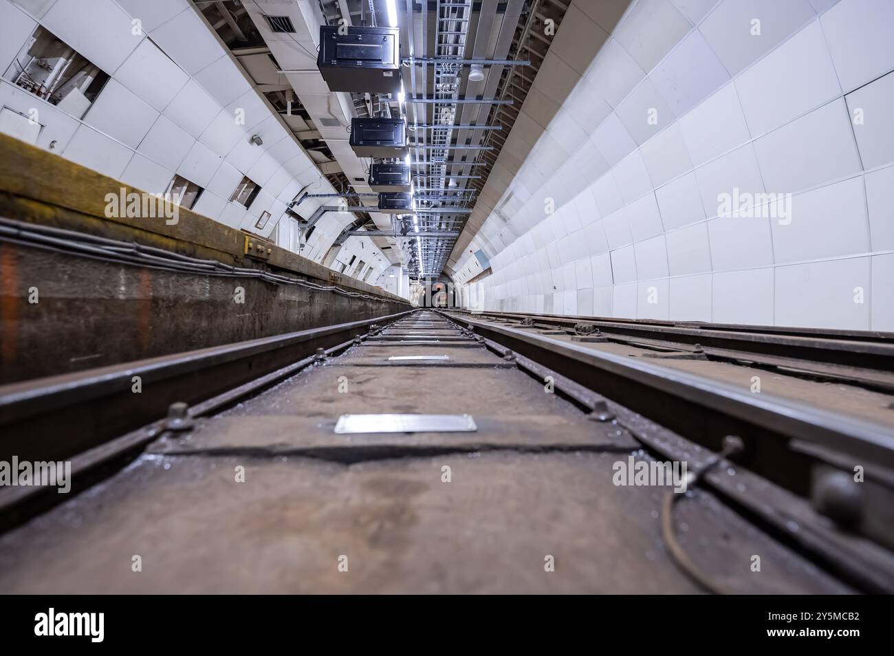 Mail Rail Walk, London Post Office Railway - Postal Museum, Mount Pleasant, London Stockfoto