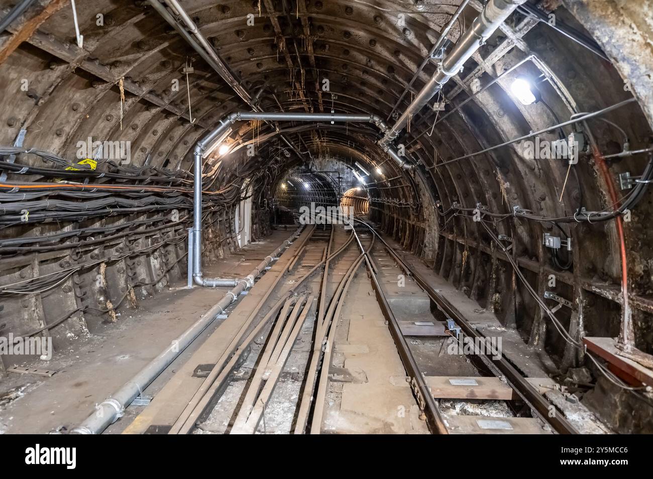 Mail Rail Walk, London Post Office Railway - Postal Museum, Mount Pleasant, London Stockfoto