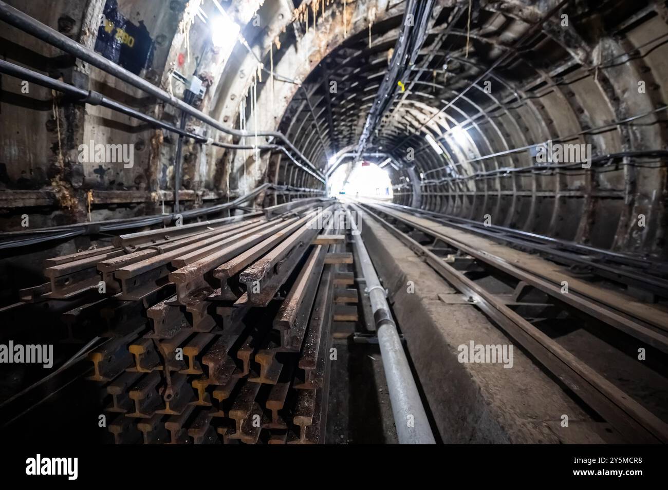 Mail Rail Walk, London Post Office Railway - Postal Museum, Mount Pleasant, London Stockfoto