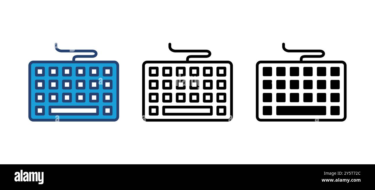 Vektor des Tastatursymbols. Tastaturvektorsymbol Stock Vektor
