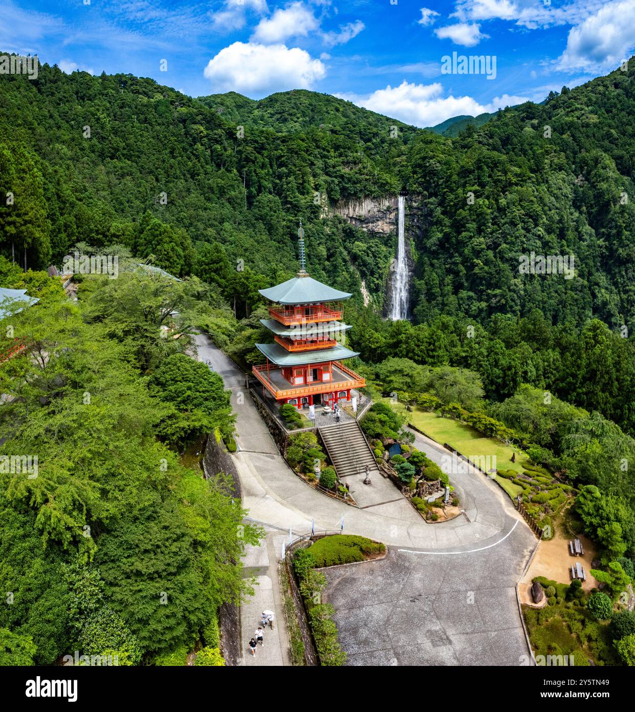 Seiganto-JI-Tempel in der Nähe der Nachi-Fälle in Wakayama, Japan Stockfoto