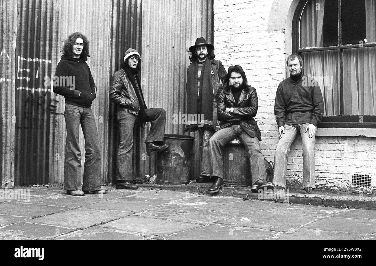 Manfred Manns Earth Band in London 1976 Stockfoto