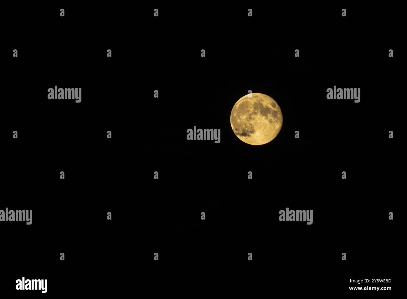 Vollmond, horizontales Format, 2023 Stockfoto