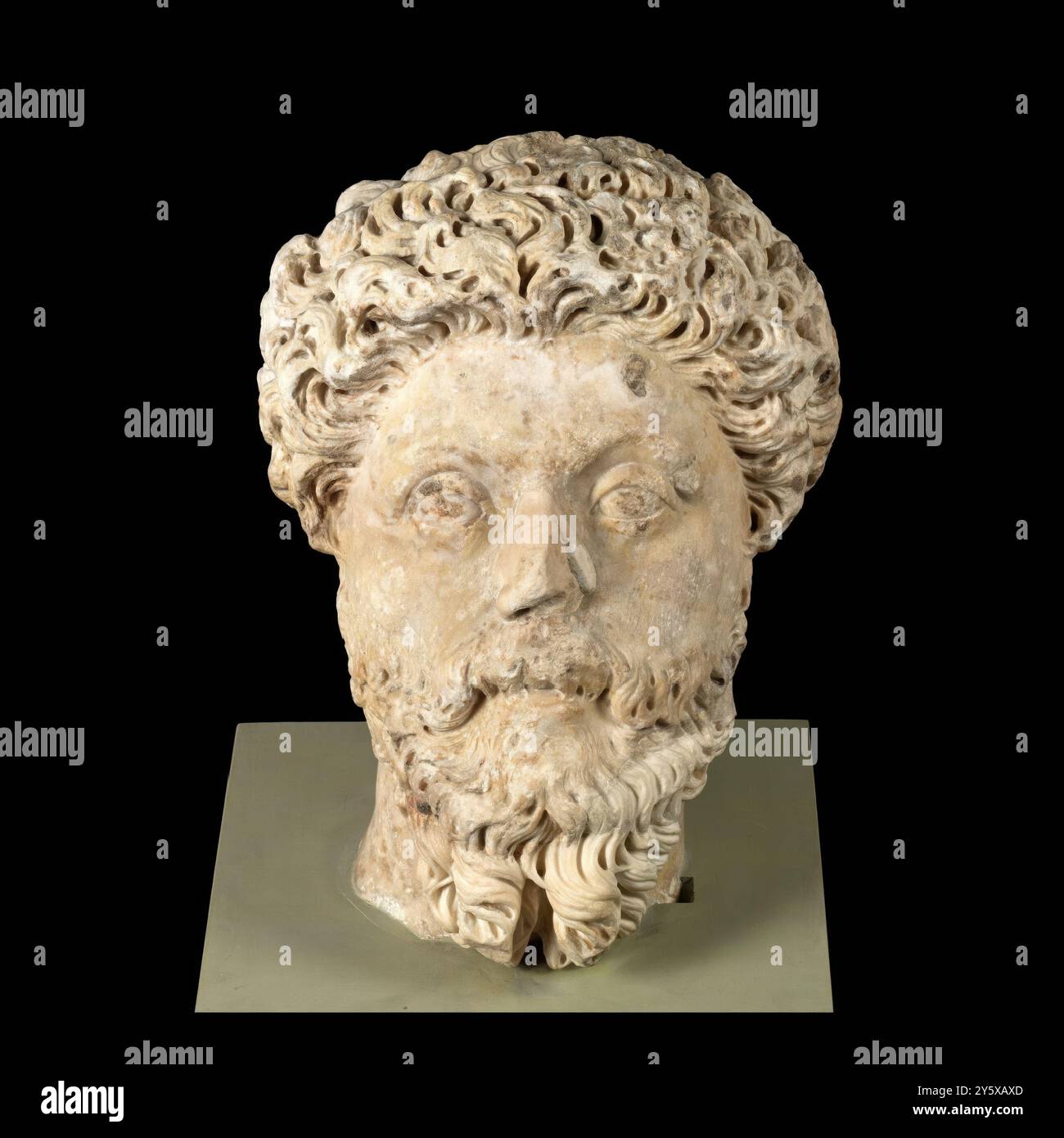 Anonym / 'Der Kaiser Marcus Aurelius'. Ca. 170. Marmor. Museum: Museo del Prado, Madrid, España. Stockfoto