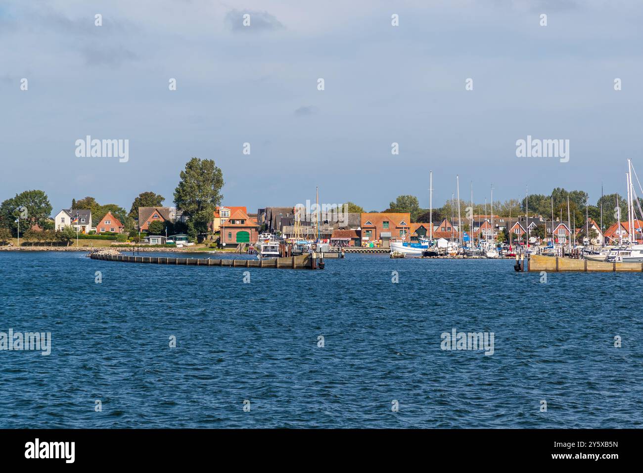 Maasholm , Strandweg, Geltinger Bucht, Schleswig-Holstein, Deutschland Stockfoto