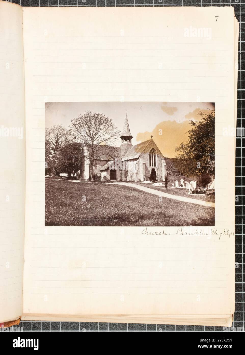 Anonym (Fotograf) / 'Shanklin Church'. Ca. 1858. Albumen auf Fotopapier. Museum: Museo del Prado, Madrid, España. Stockfoto