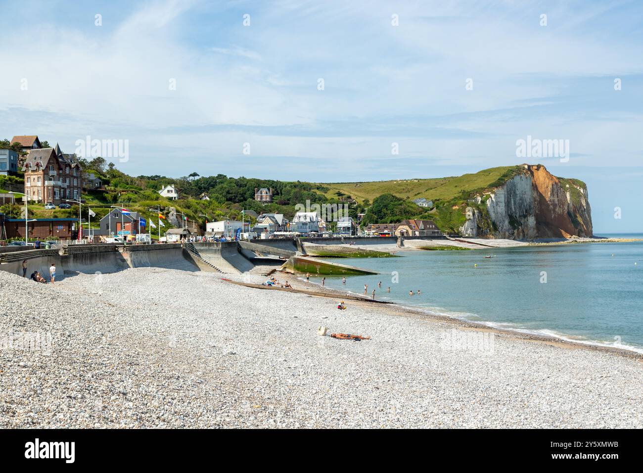 Veulettes-sur-Mer, Normandie, Frankreich Stockfoto