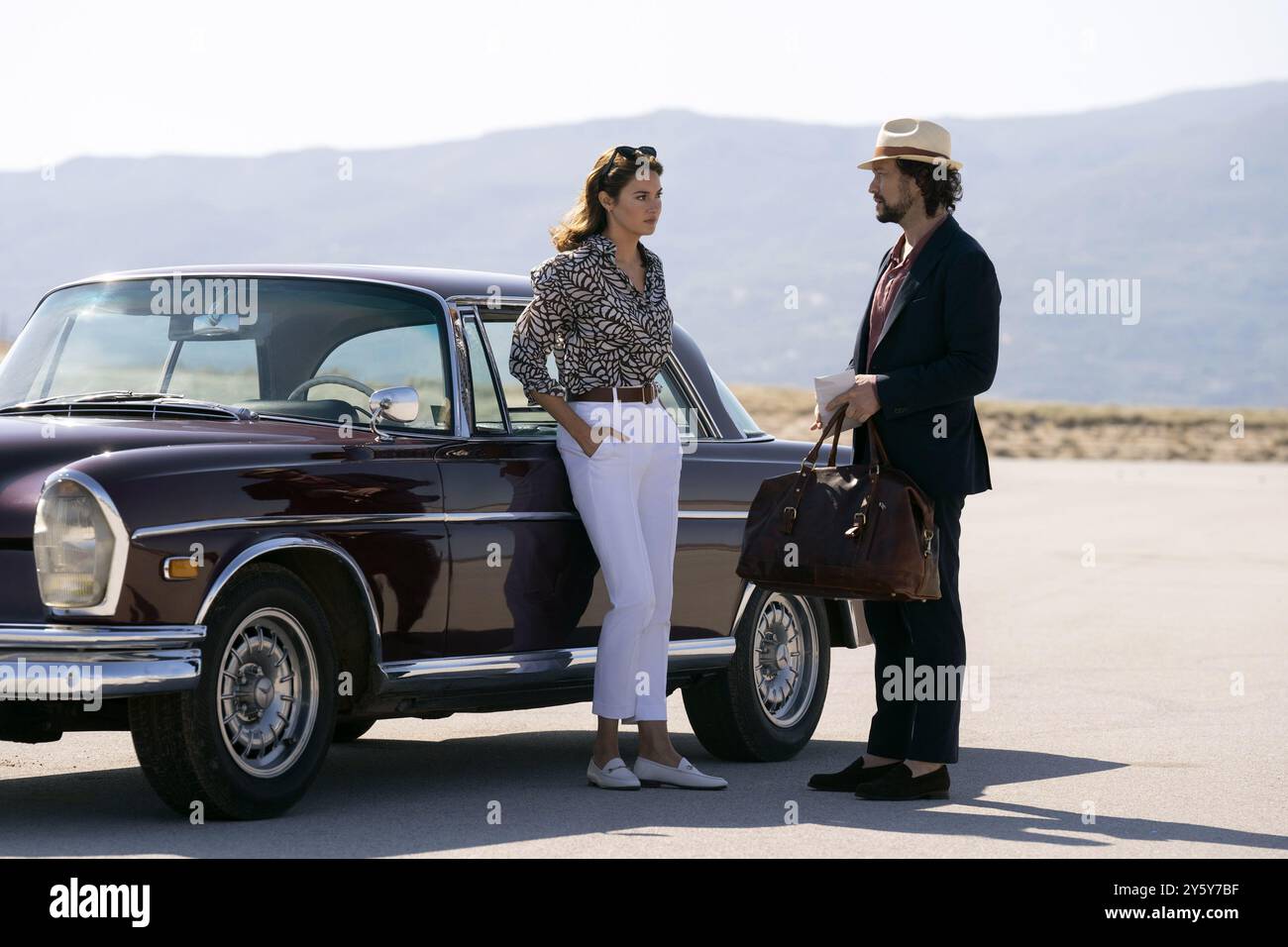 Killer Heat Shailene Woodley Und Joseph Gordon-Levitt Stockfoto