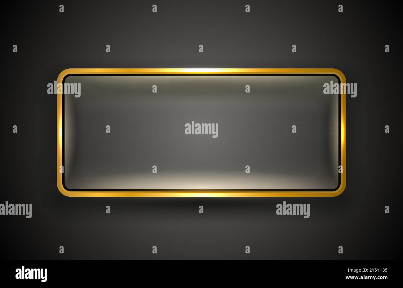 Lichtrahmen-Etikett, Event Bar Casino, Show-Schild. Vektor Stock Vektor