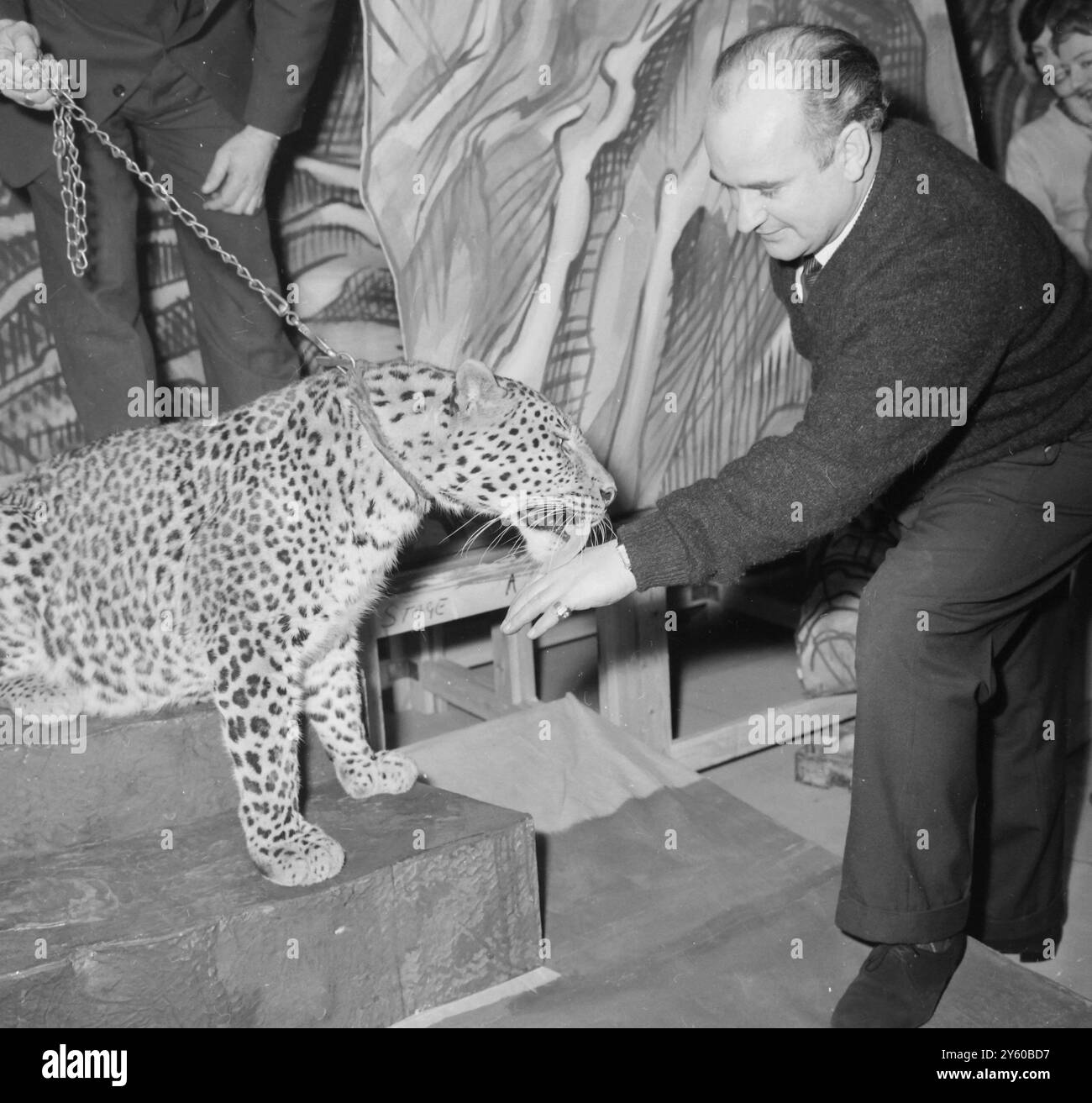 LEOPARD SPRACH FÜR OPERA IN LONDON - SÄNGER DER CHARLES CRAIG OPERA / 19. JANUAR 1961 Stockfoto