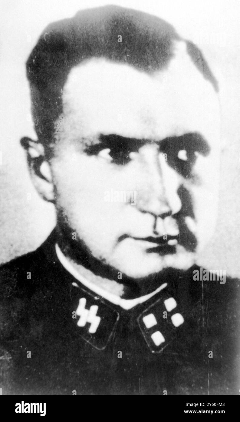 KZ BÄR RICHARD AUSWICHTZ / 20. DEZEMBER 1960 Stockfoto