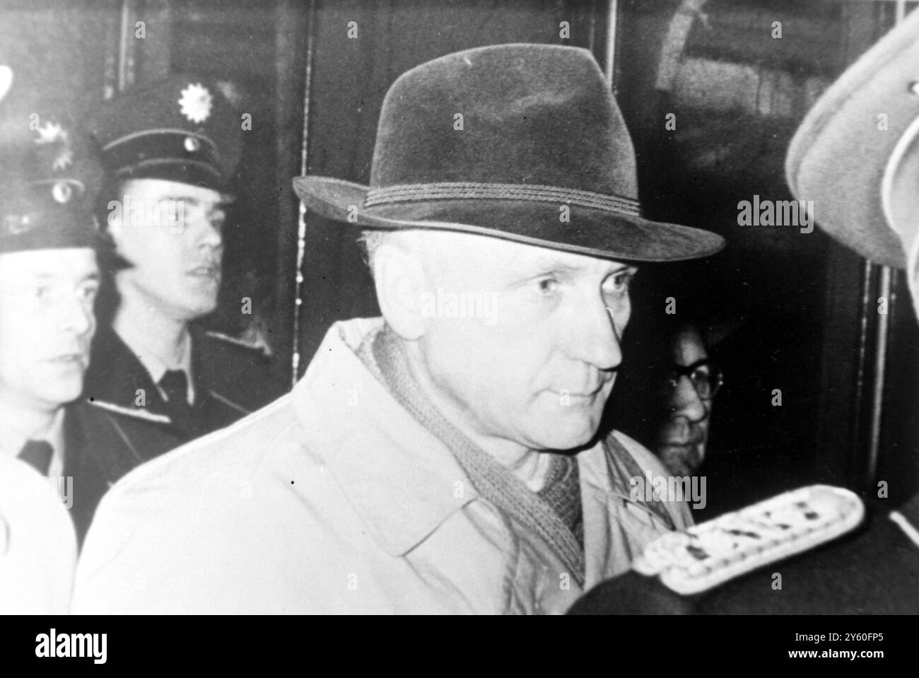 BAER RICHARD EX-NAZI-FÜHRER / 21. DEZEMBER 1960 Stockfoto