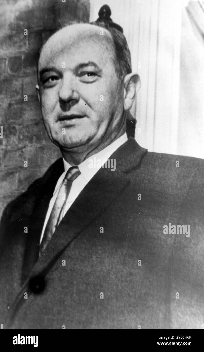 RUSK DEAN SEC OF STATE / 12. DEZEMBER 1960 Stockfoto
