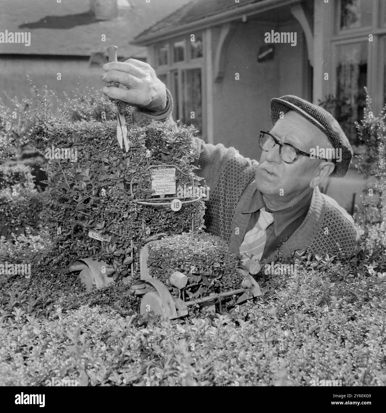 BAILY ALBERT LONDON TRANSPORTBUS / 7. OKTOBER 1960 Stockfoto