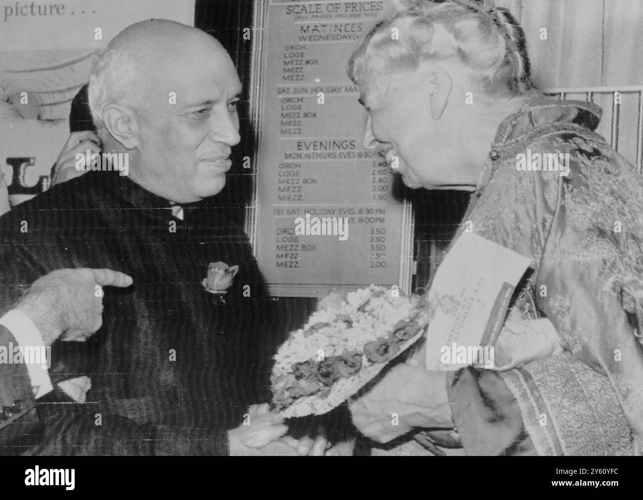 FILME SONNENAUFGANG IN CAMPOBELLO MIT FRAU ELEANOR ROOSEVELT 29. SEPTEMBER 1960 Stockfoto