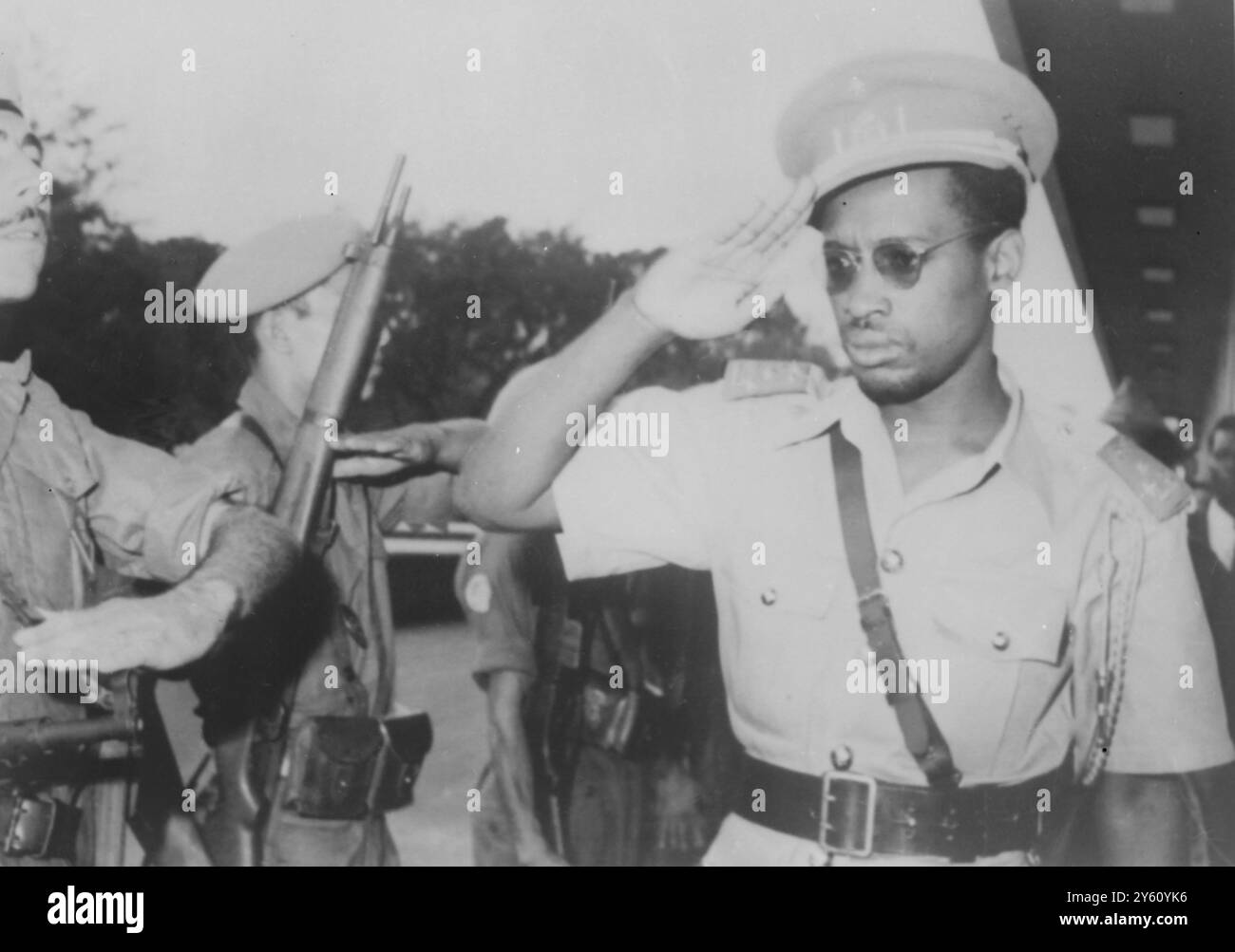 MOBUTU JOSEPH UN HAUPTSITZ (HQ) LEOPOLDVILLE / 29. SEPTEMBER 1960 Stockfoto